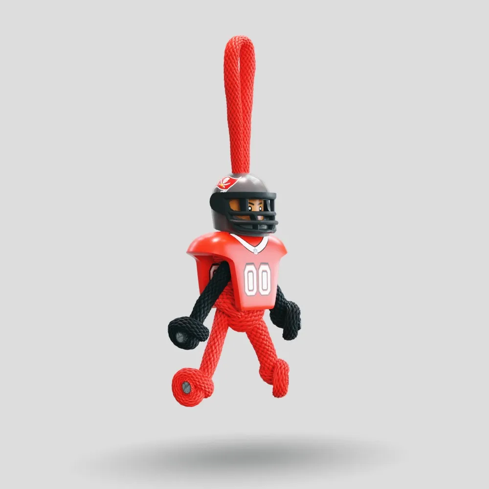Tampa Bay Buccaneers Paracord Buddy Keychain