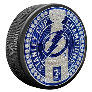 Tampa Bay Lightning Puck - Trimflexx Stanley Cup Dynasty