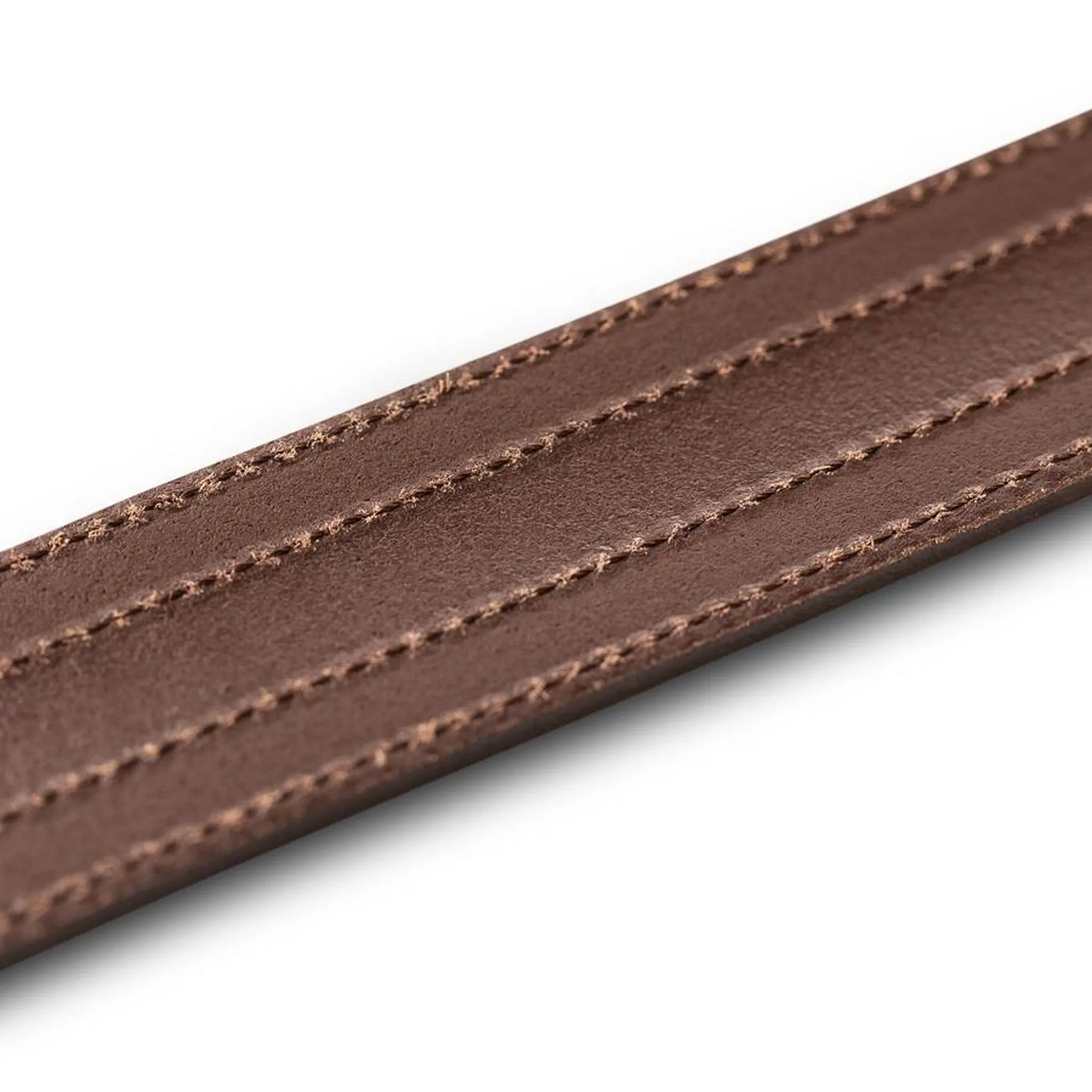 Taylor Slim 1.5" Leather Guitar Strap, Chocolate Brown