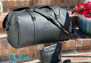 The Coalition Duffle Bag in Black Modern with Camo