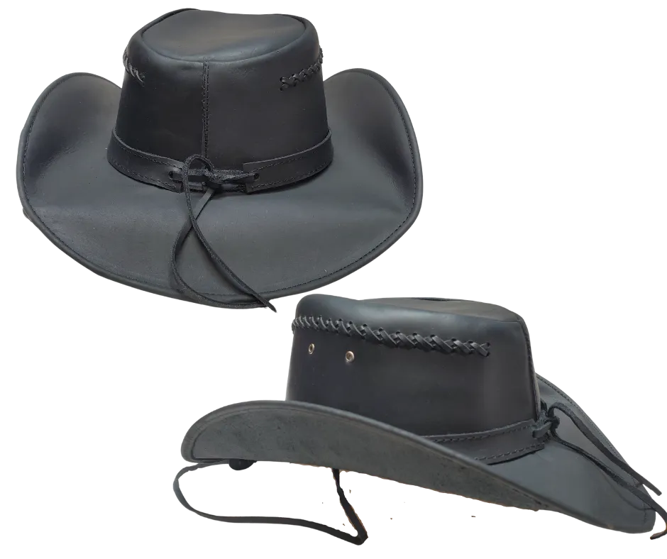 The Lemmy Leather Western Hat