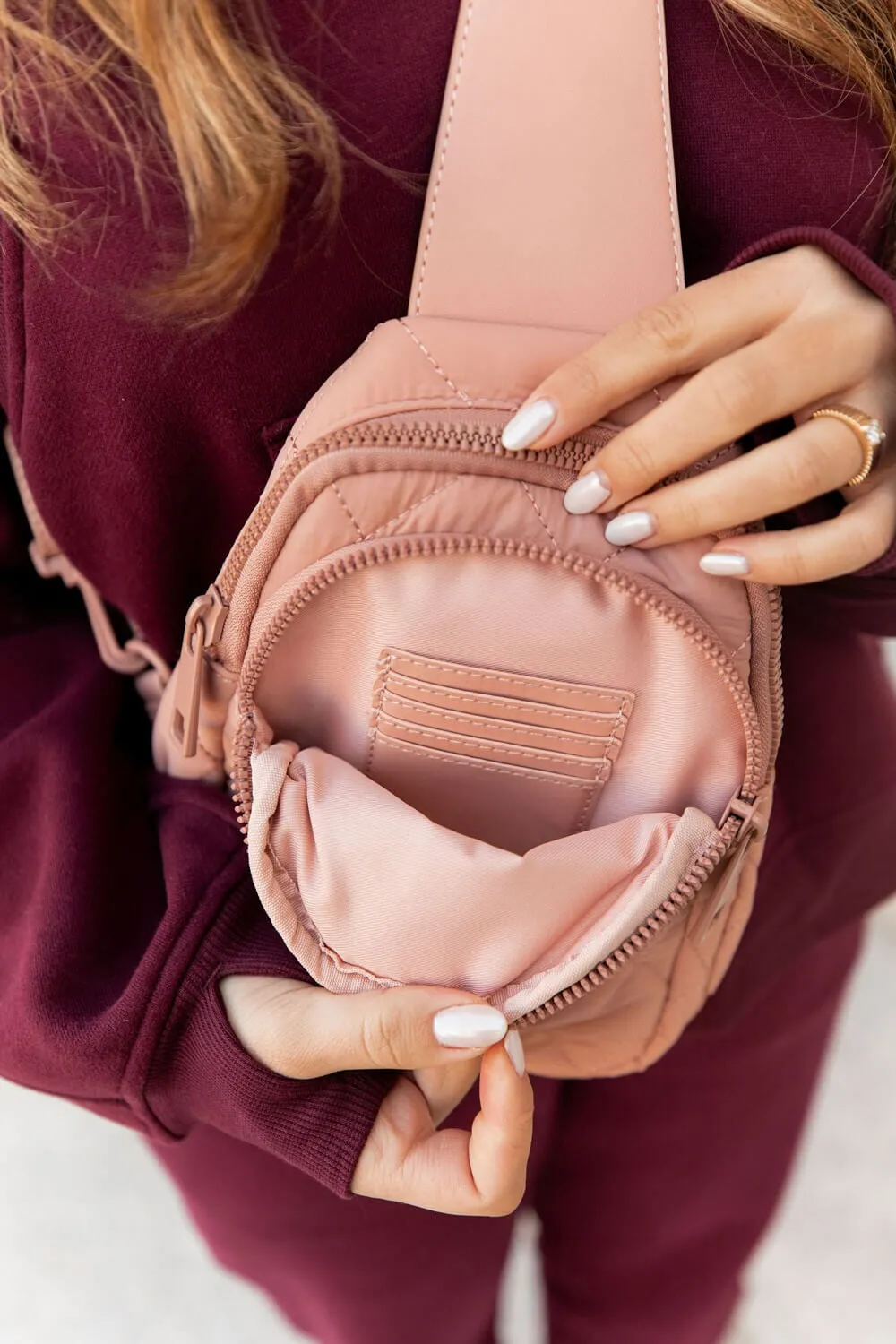 The Quilted Roamer blush