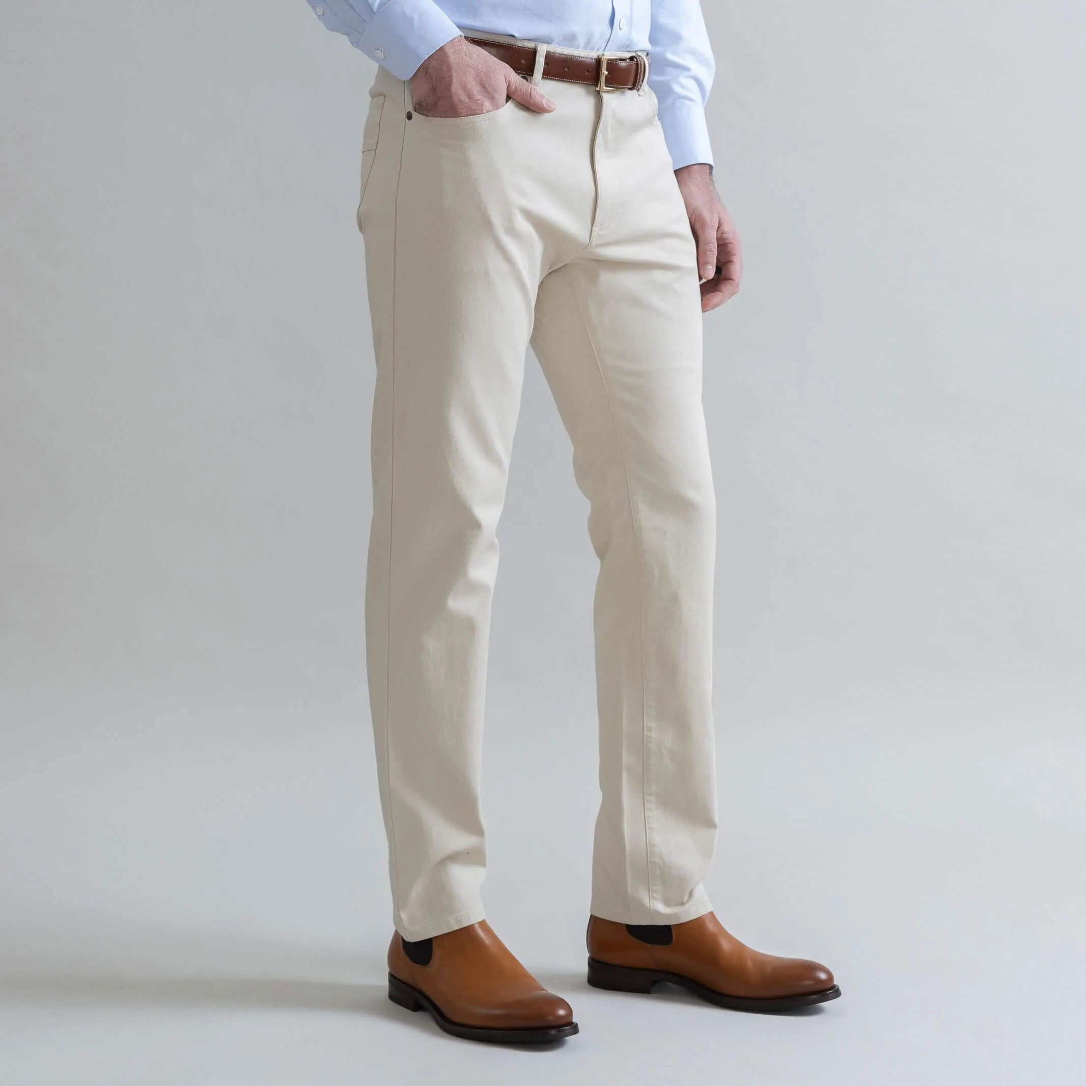 The Tan Stretch Canvas Franklin 5 Pocket Custom Pant