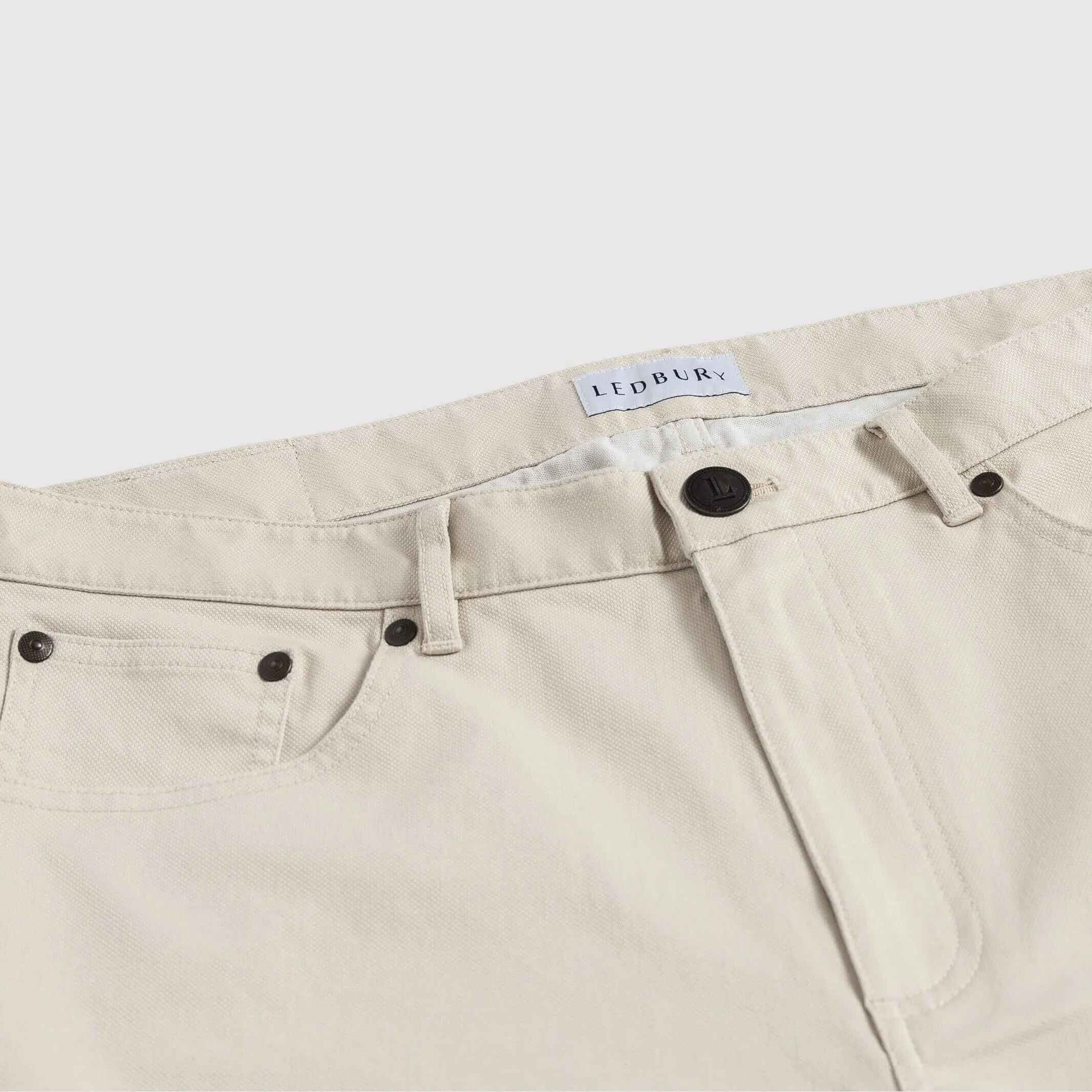 The Tan Stretch Canvas Franklin 5 Pocket Custom Pant
