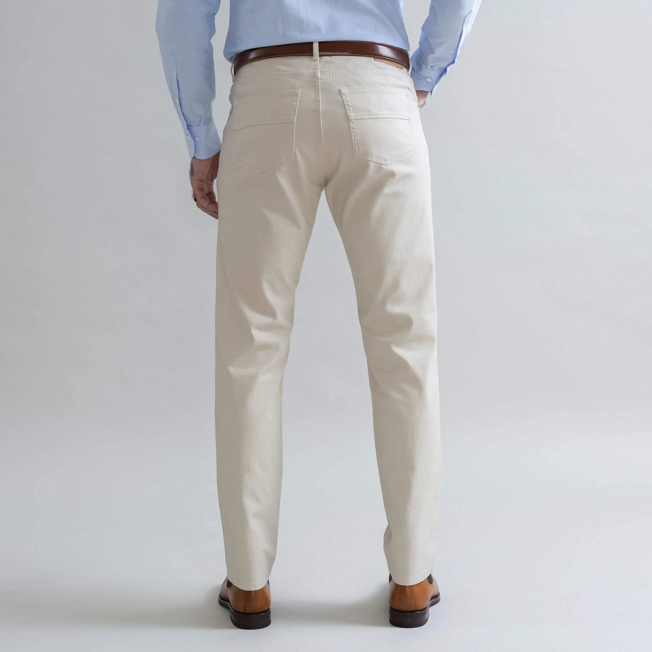 The Tan Stretch Canvas Franklin 5 Pocket Custom Pant