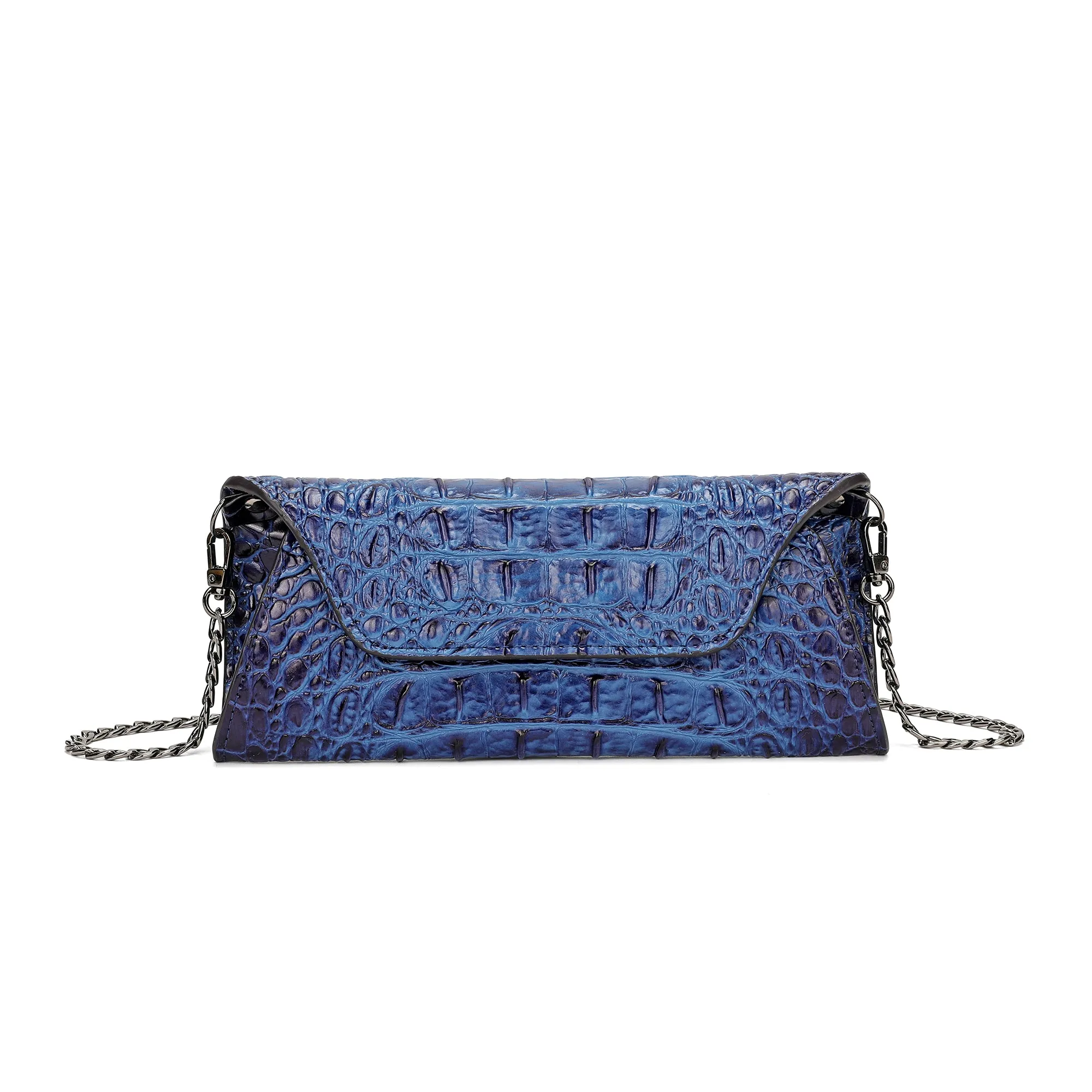 Tiffany & Fred Alligator Embossed Leather Wallet/ Clutch