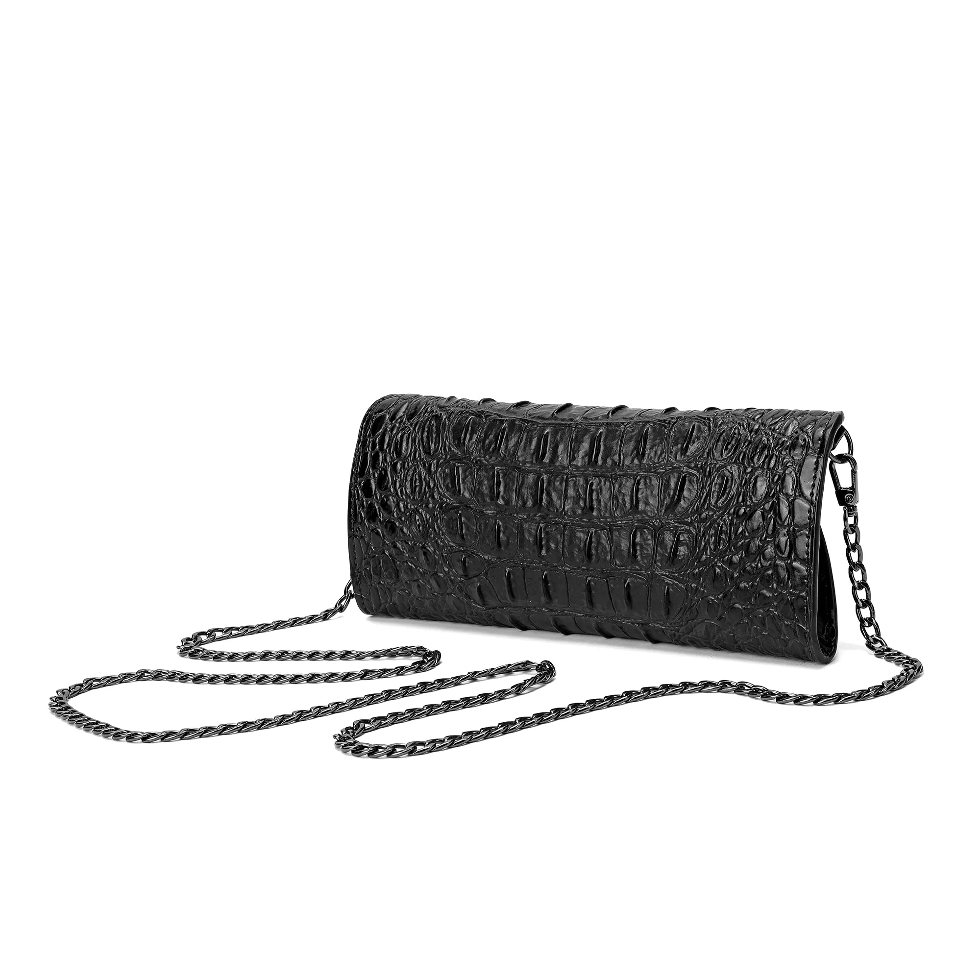 Tiffany & Fred Alligator Embossed Leather Wallet/ Clutch