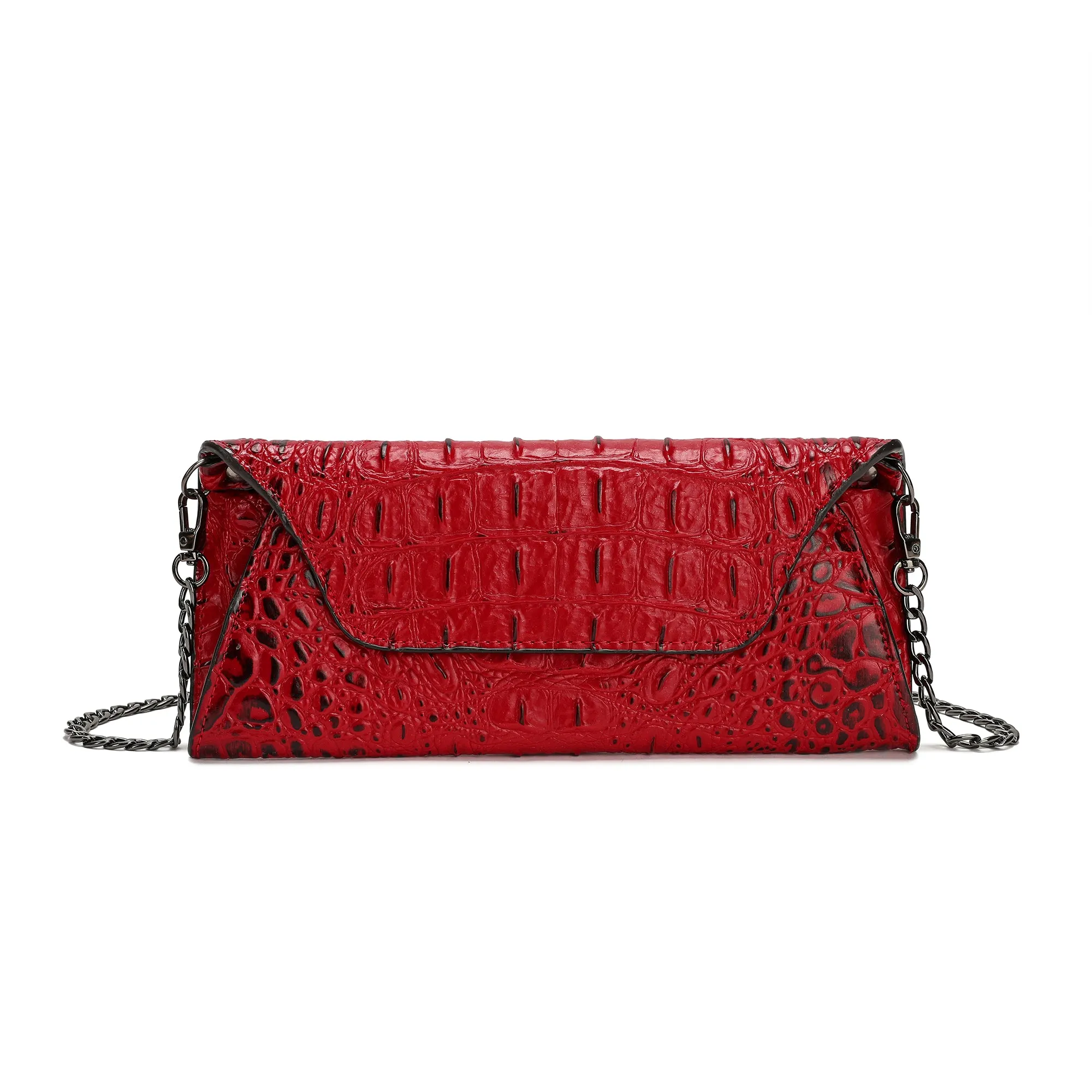 Tiffany & Fred Alligator Embossed Leather Wallet/ Clutch