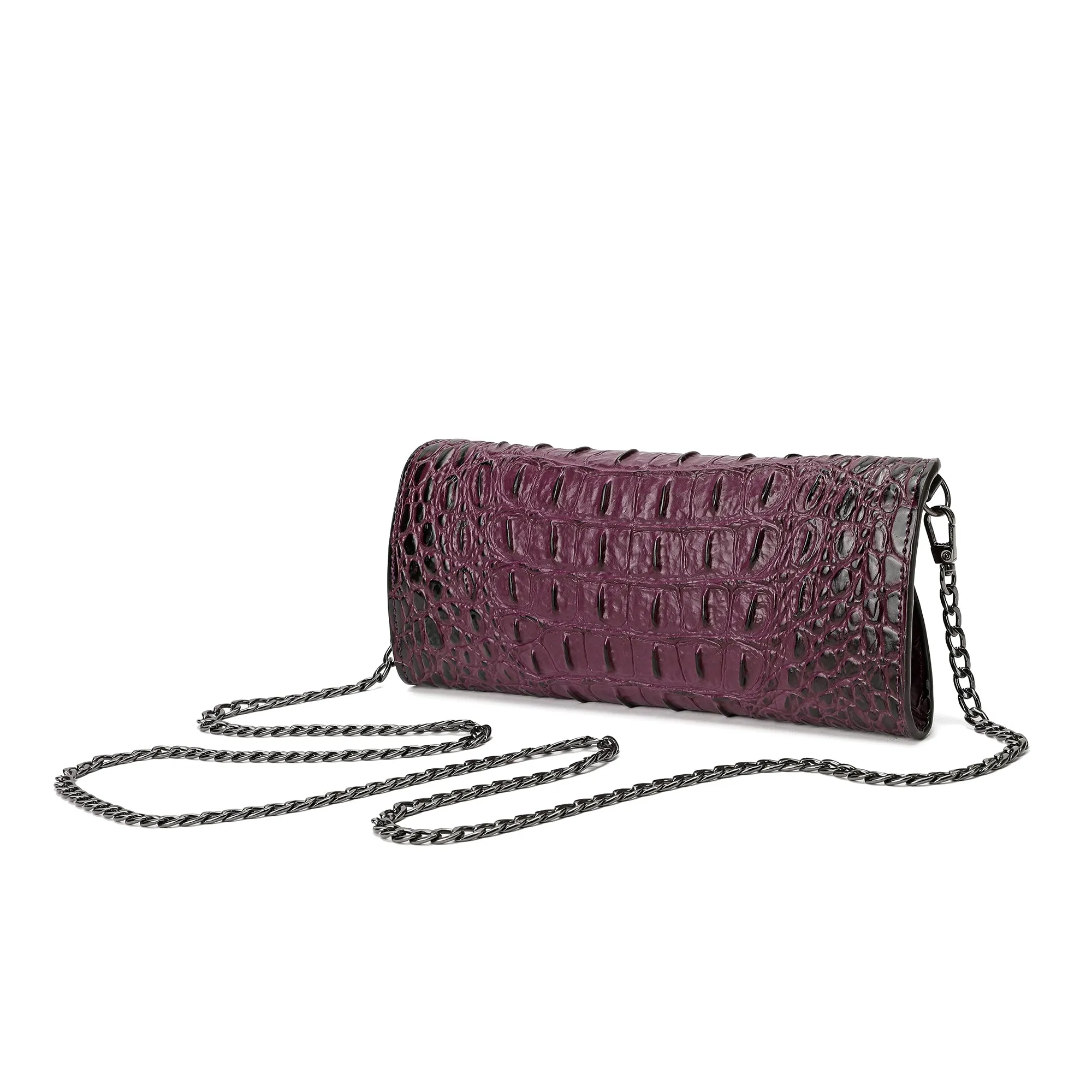 Tiffany & Fred Alligator Embossed Leather Wallet/ Clutch