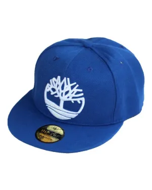 Timberland Tree Logo Snapback Cap Blue