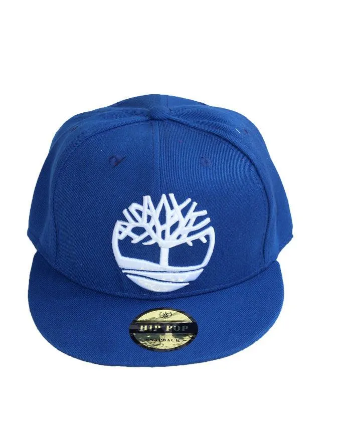 Timberland Tree Logo Snapback Cap Blue