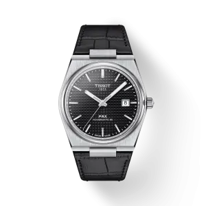 Tissot PRX Powermatic 80 Black Dial Black Leather T1374071605100