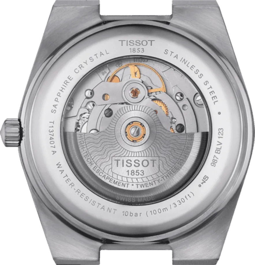 Tissot PRX Powermatic 80 Black Dial Black Leather T1374071605100