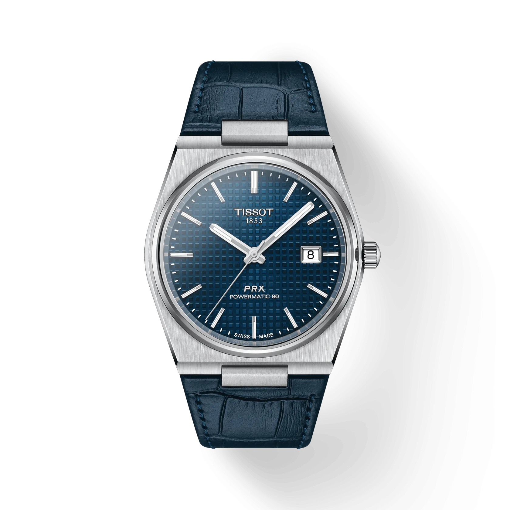 Tissot PRX Powermatic 80 Blue Dial Blue Leather T1374071604100
