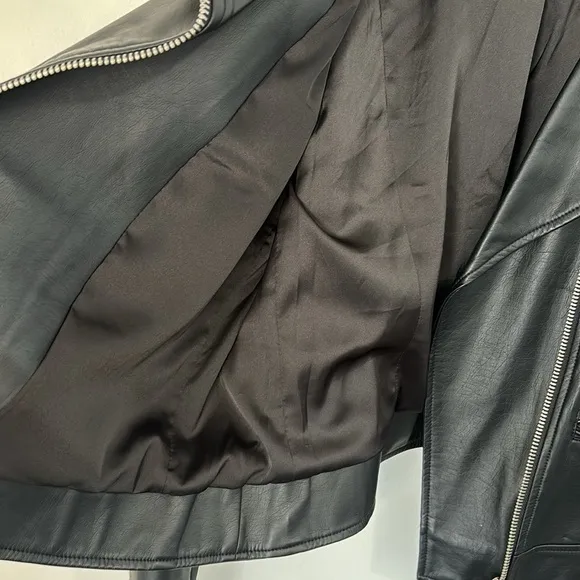 Torrid 1X Faux Leather Moto Jacket Black