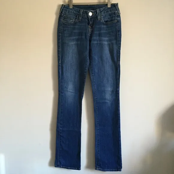 TRUE RELIGION Shannon Low Rise Skinny Jeans Sz 26