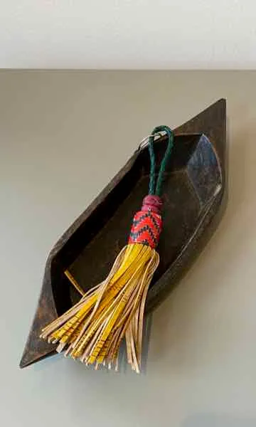Tuareg Leather Strip Key Fob