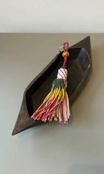 Tuareg Leather Strip Key Fob