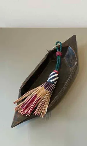 Tuareg Leather Strip Key Fob