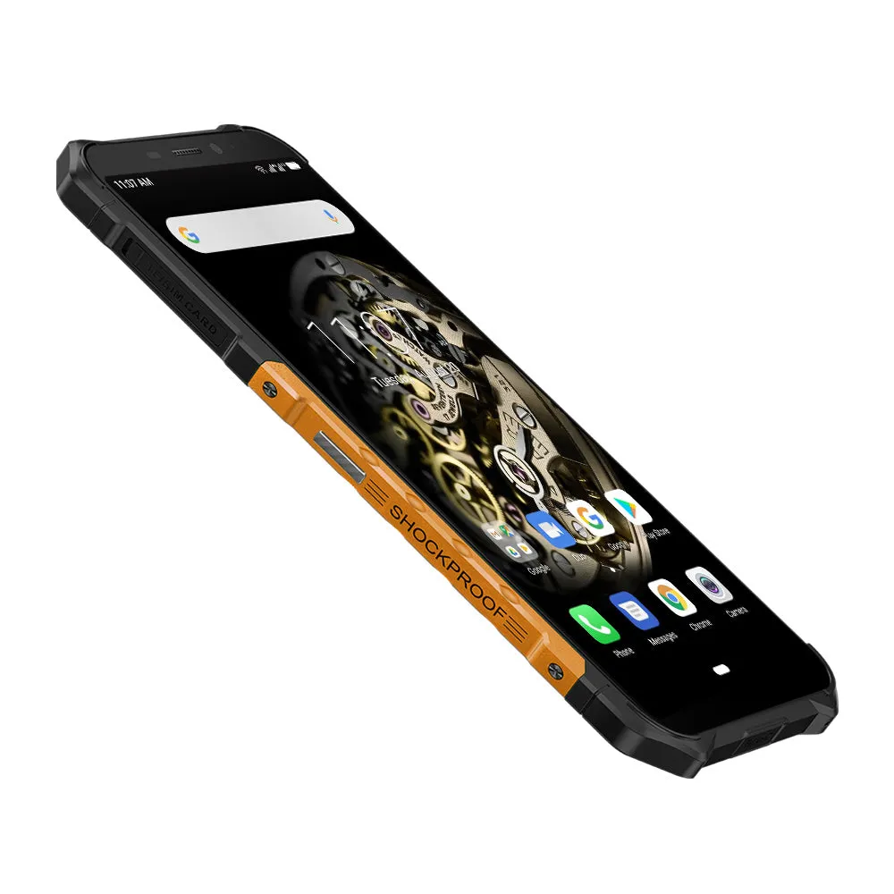 Ulefone Armor X5 MT6763 Octa core ip68 Rugged Waterproof Smartphone Android 9.0 Cell Phone 3GB 32GB NFC 4G LTE Mobile Phone Orange_European version