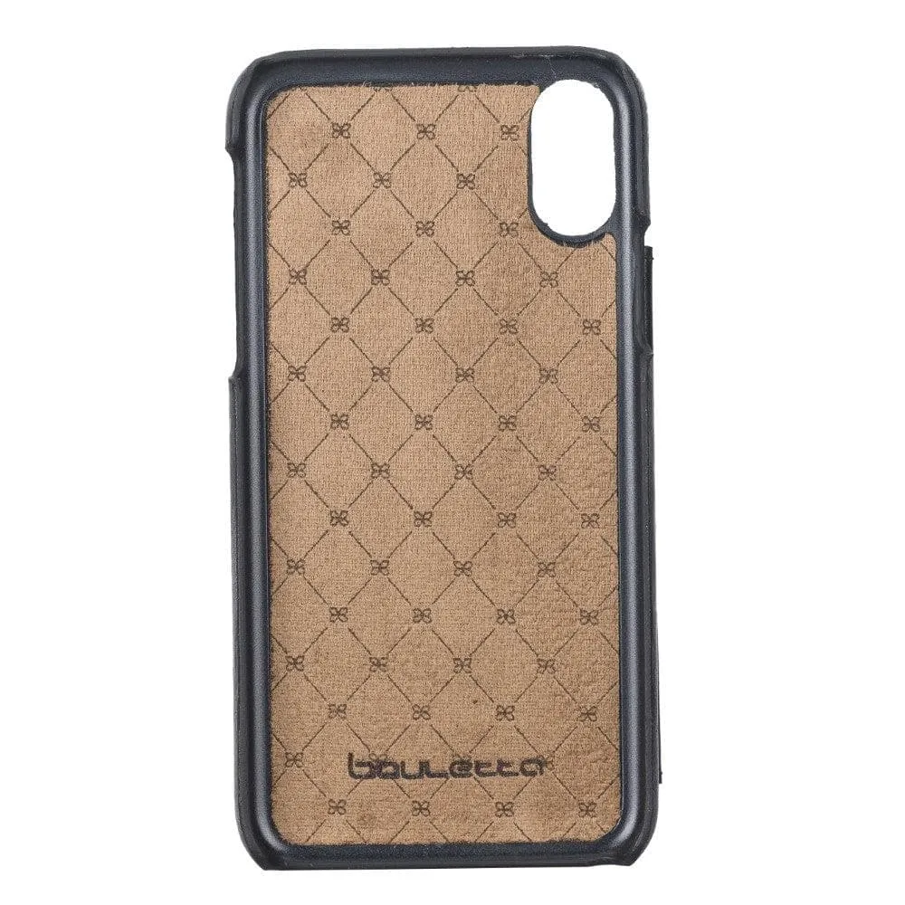 Ultimate Holder Genuine Leather Back Cover for iPhone X Series