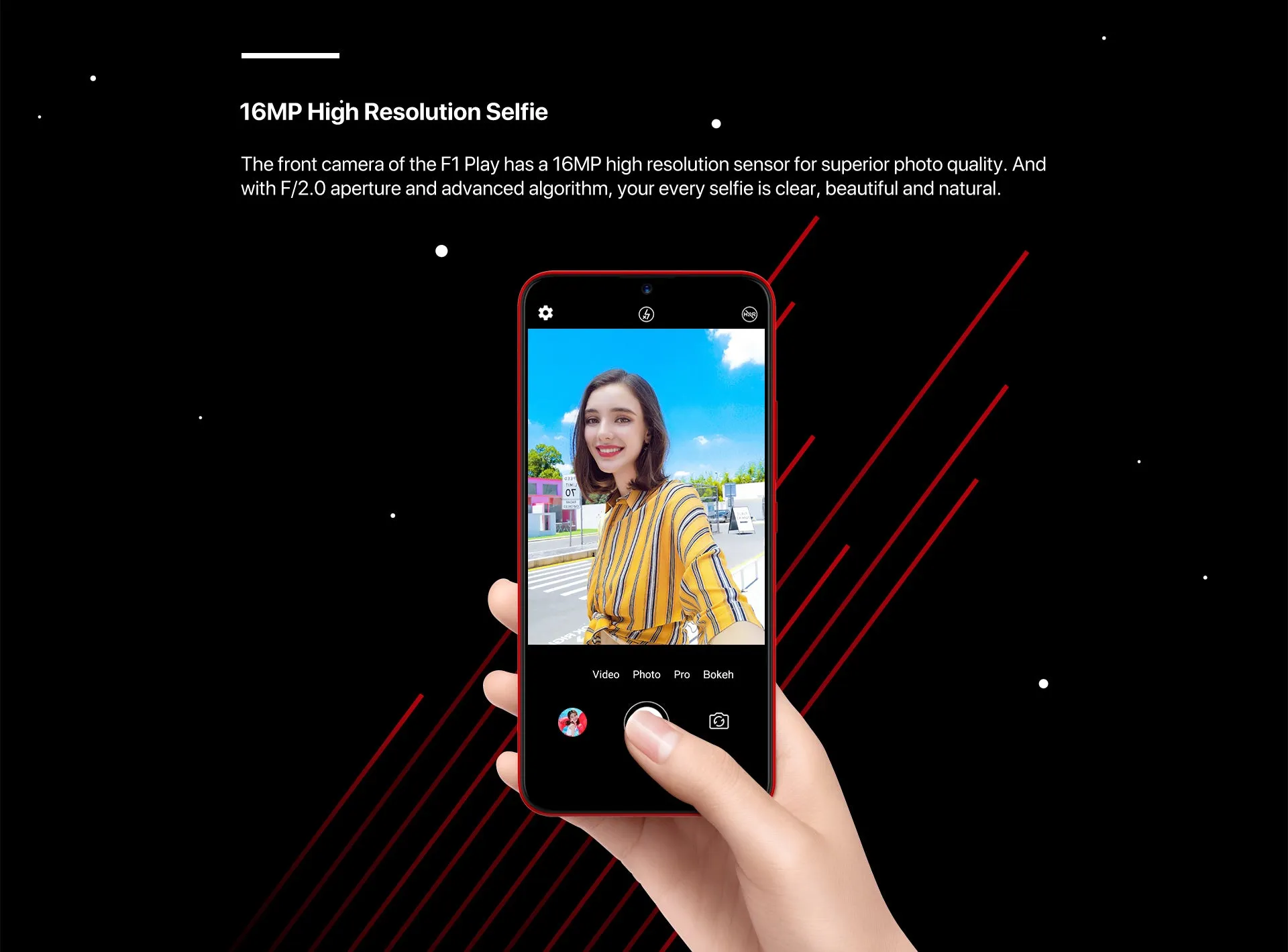 UMIDIGI F1 Play 4G Smartphone Mali G72 MP3 6GB RAM 64GB ROM 3 Cameras Fingerprint Sensor 5150mAh Battery Black Non-EU Version