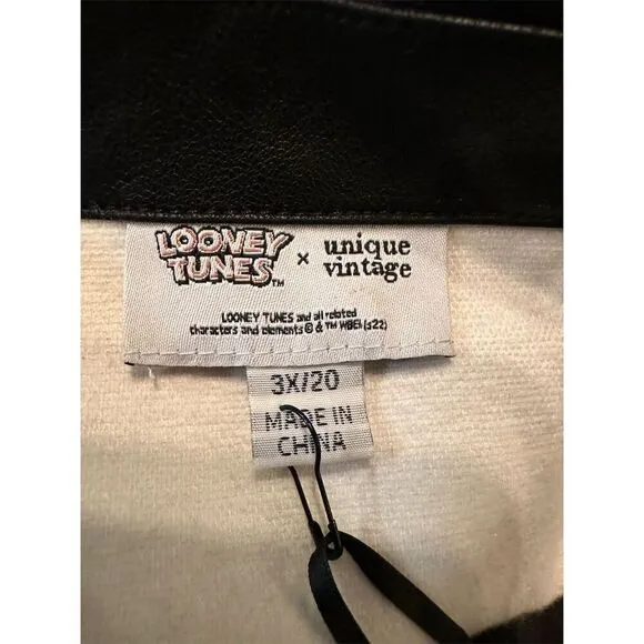 Unique Vintage Looney Tunes Yosemite Sam 'Back Off' Bomber Jacket 3XL Unisex