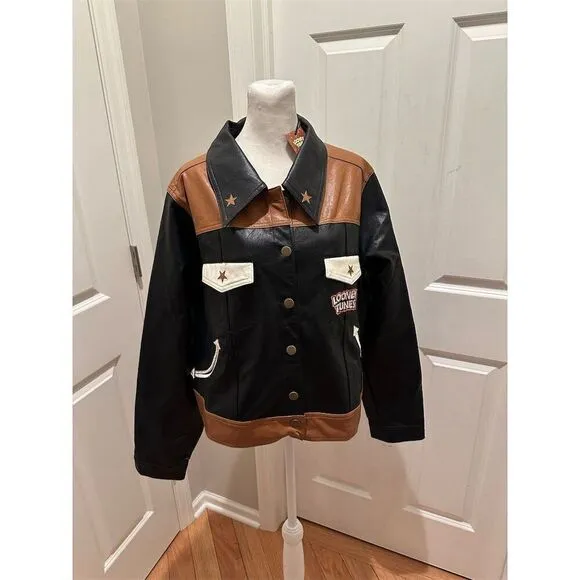Unique Vintage Looney Tunes Yosemite Sam 'Back Off' Bomber Jacket 3XL Unisex