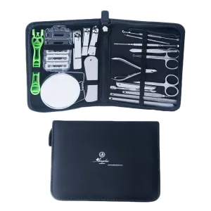 Unisex Stainless Steel 20 Piece Manicure & Pedicure Set