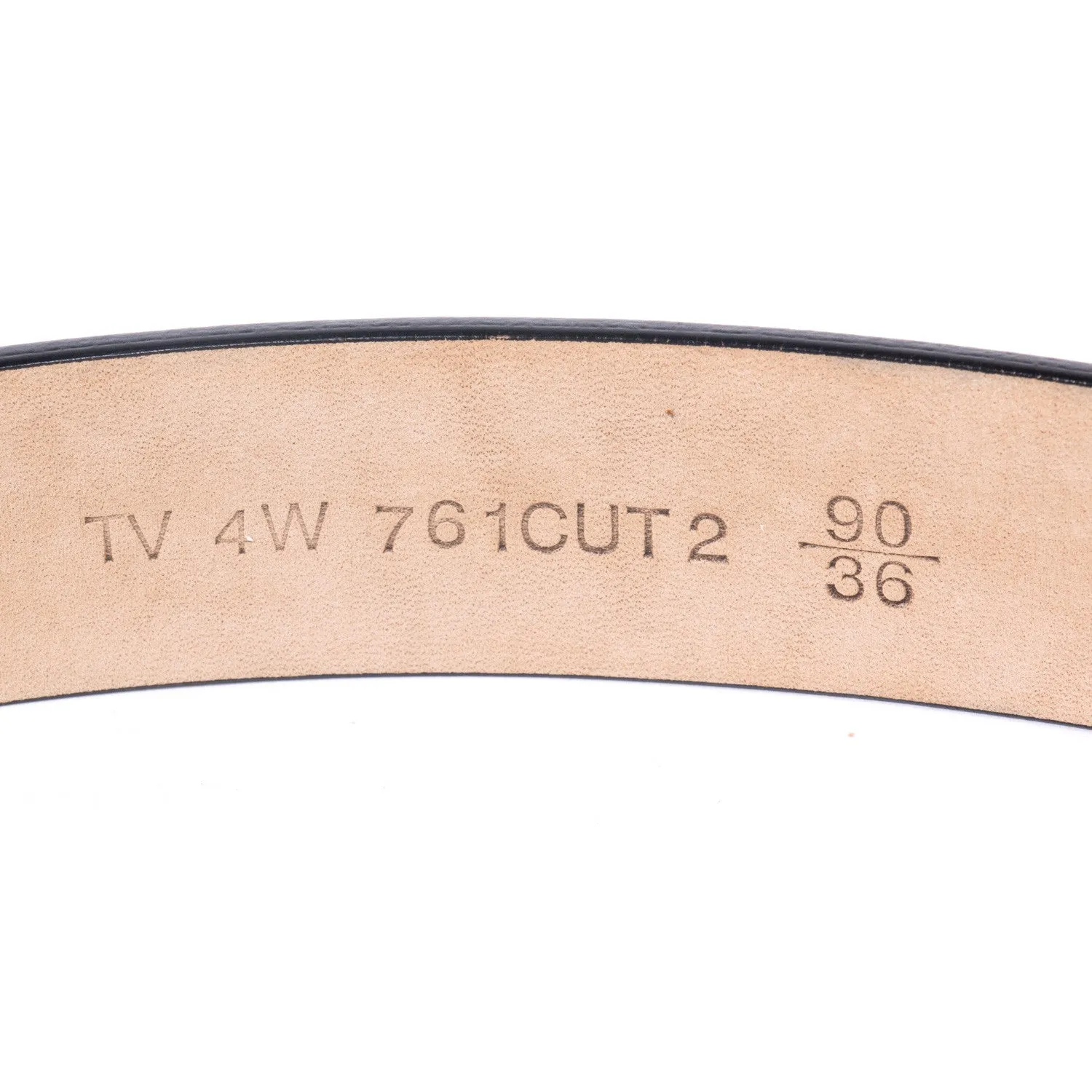 Valentino Leather Logo Belt