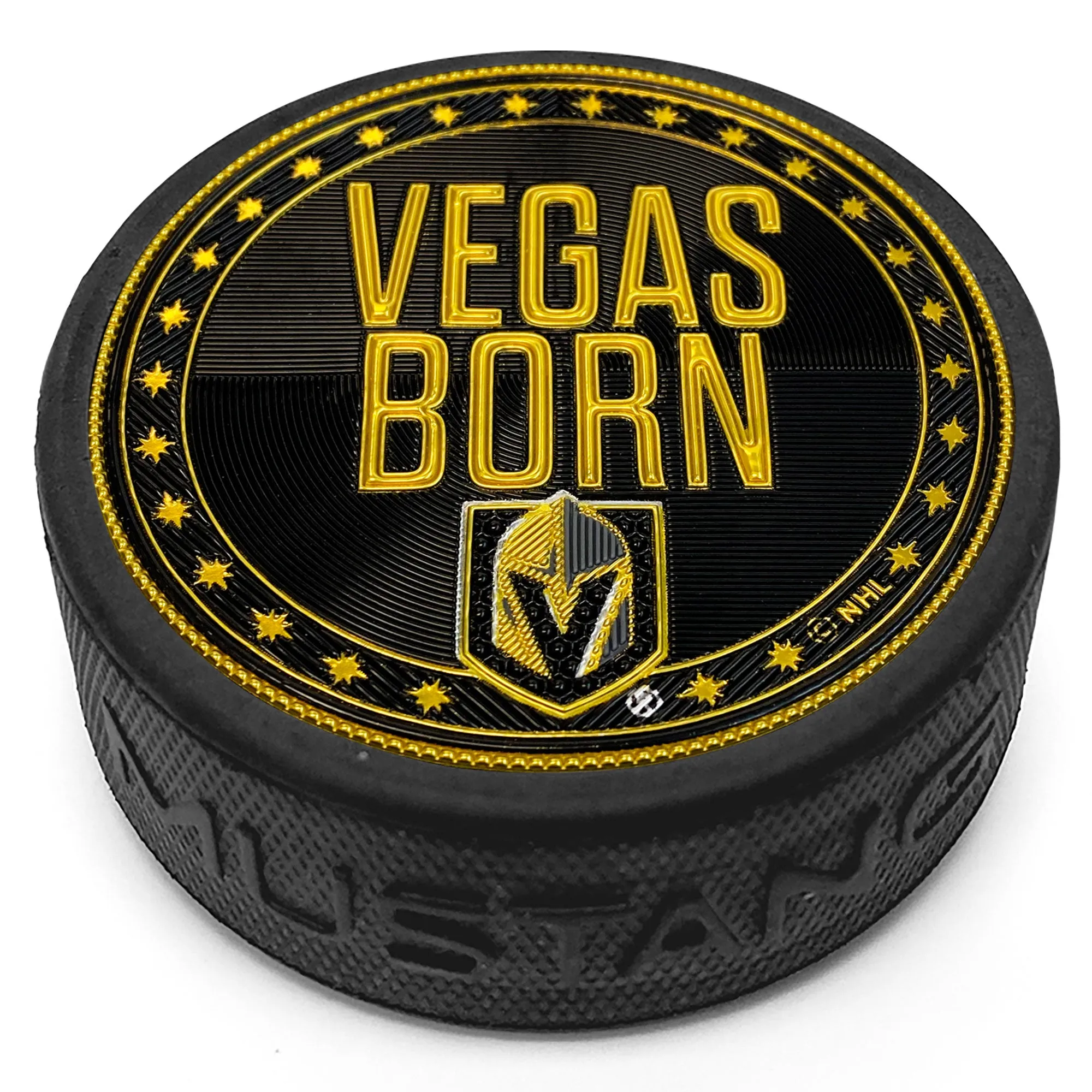 Vegas Golden Knights Puck - Trimflexx Vegas Born Design