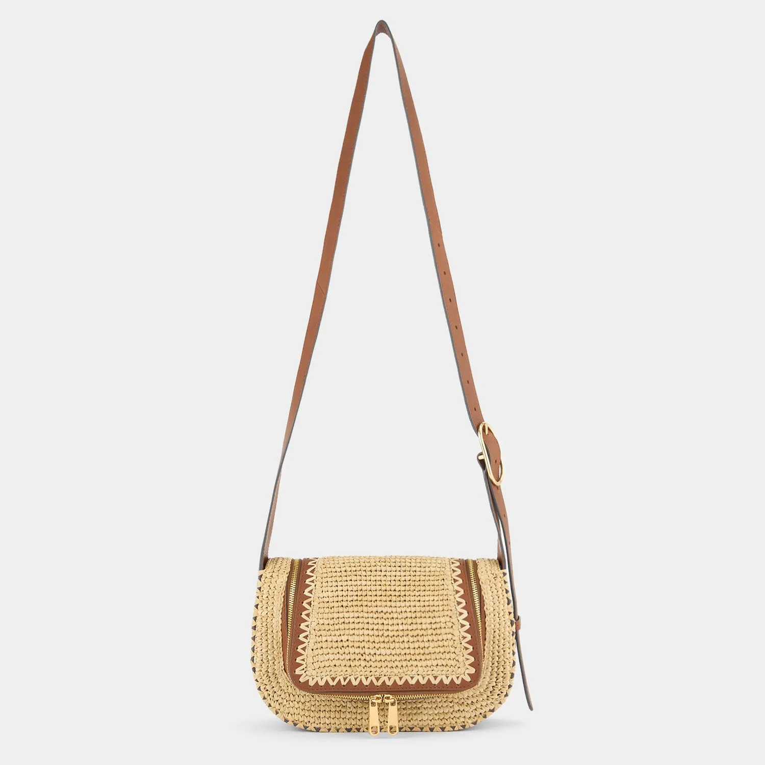 Vere Raffia Small Cross-body
