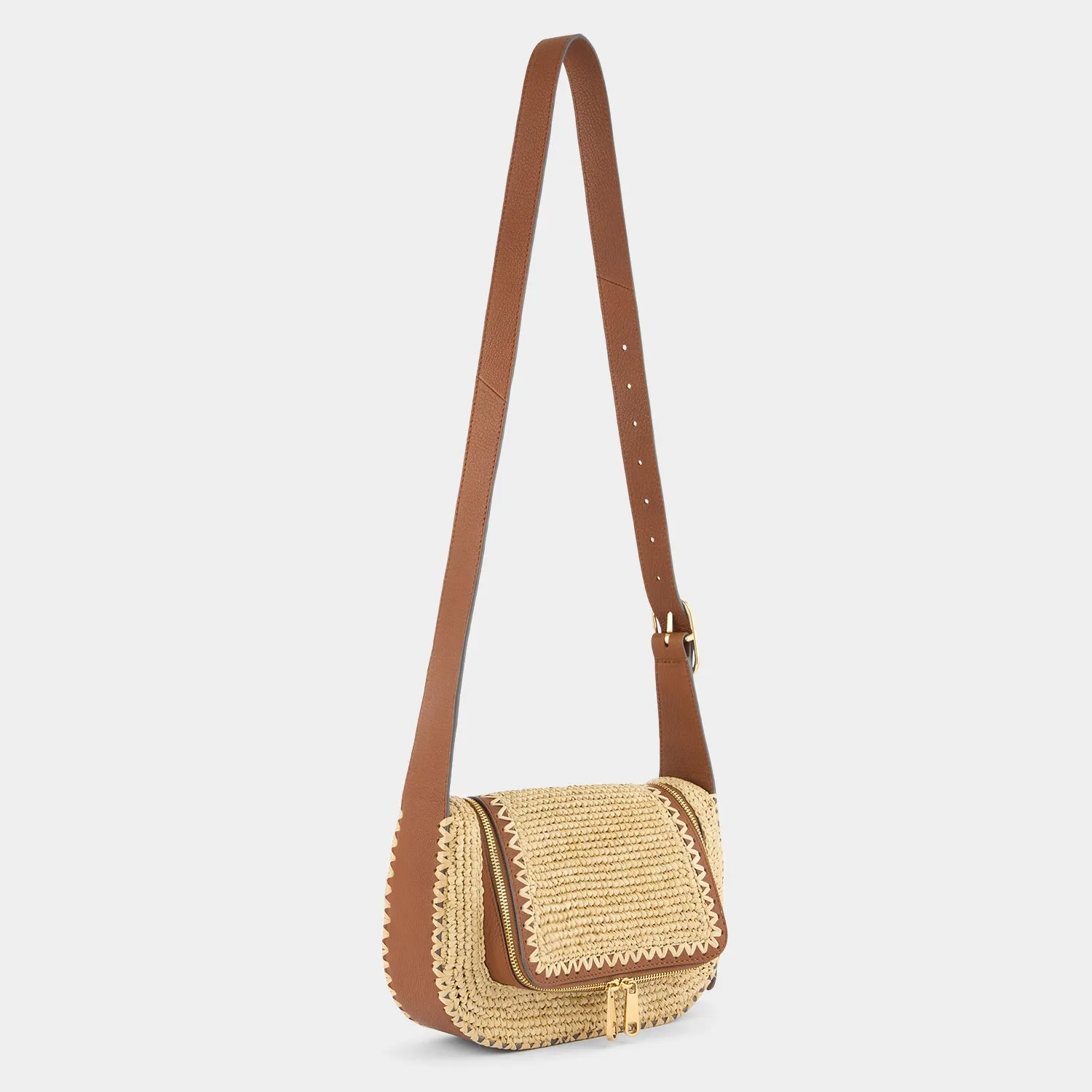 Vere Raffia Small Cross-body
