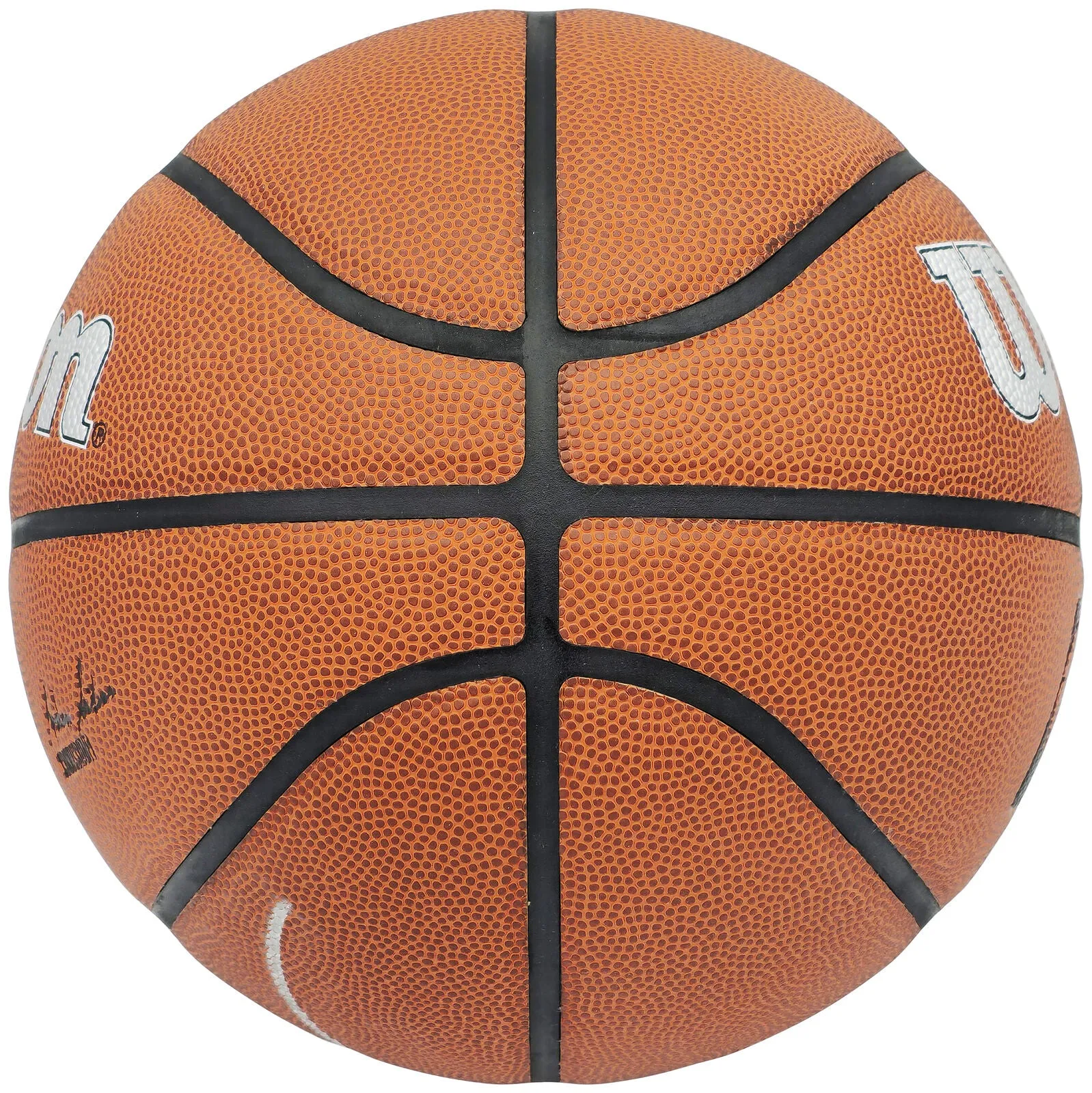 VICTOR WEMBANYAMA AUTOGRAPHED COMPOSITE LEATHER SPURS BASKETBALL FANATICS 230015