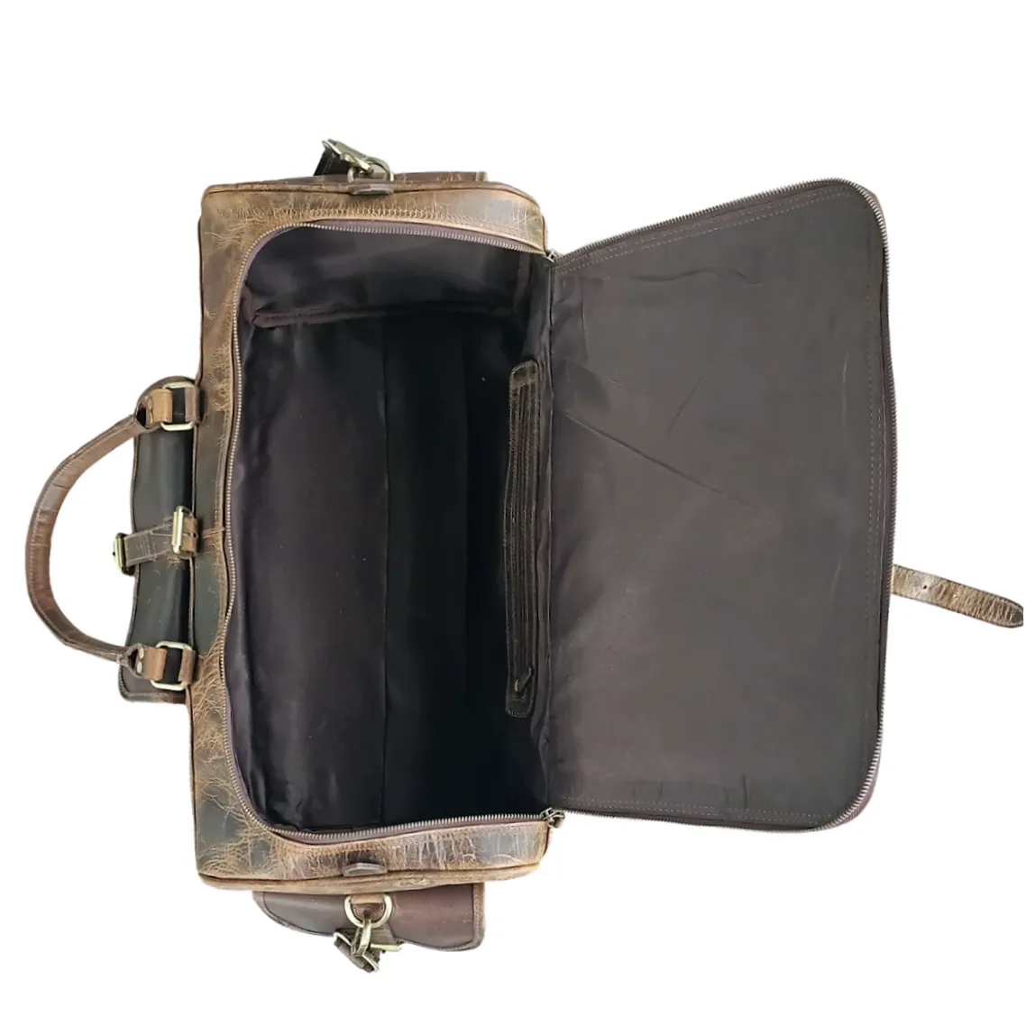 Vintage Leather Weekend Bag