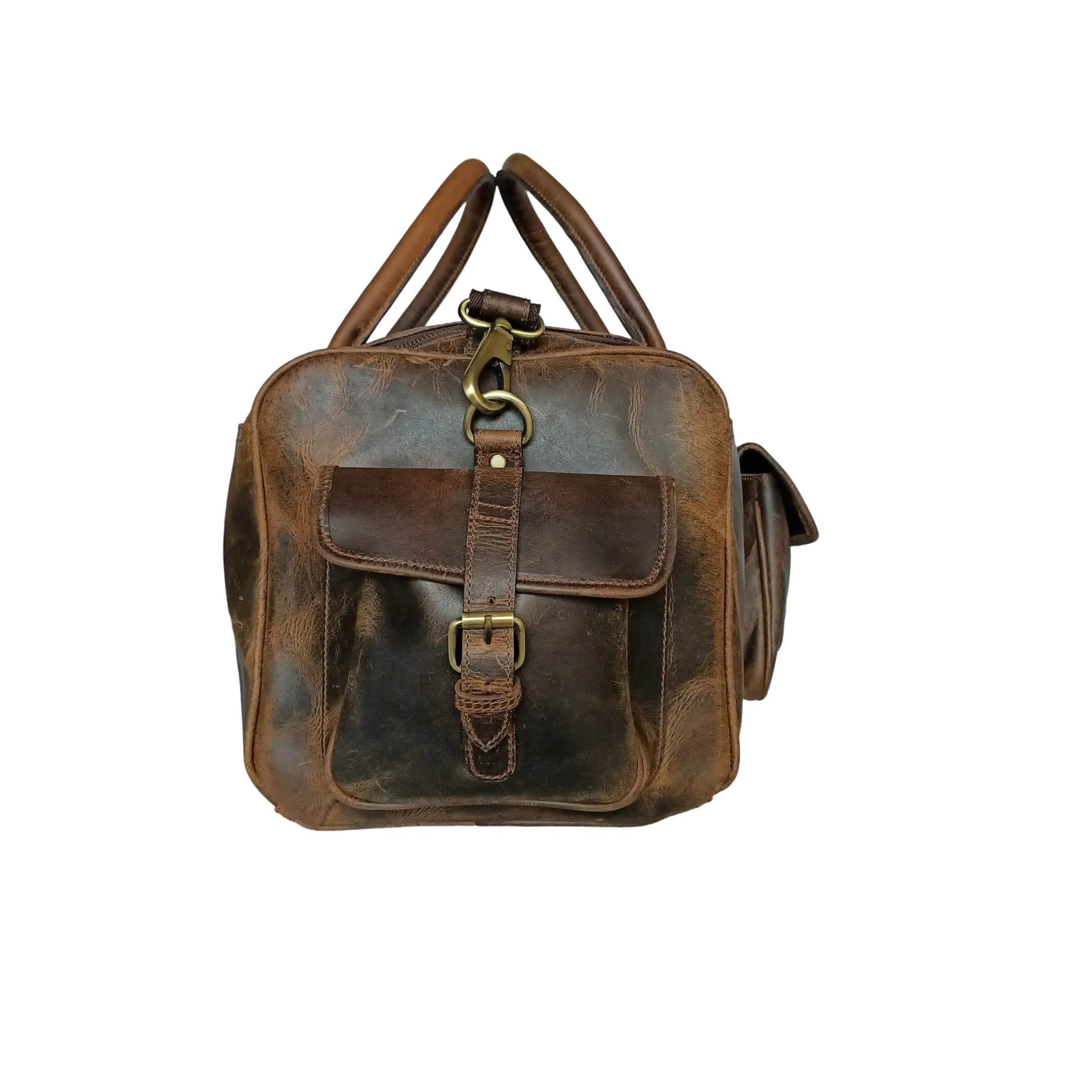 Vintage Leather Weekend Bag