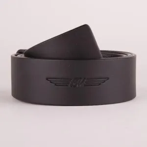 Vokey Design BV Wings Full Grain Leather Belts L (40 Inch No Buckle) Black (#39091)