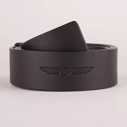 Vokey Design BV Wings Full Grain Leather Belts L (40 Inch No Buckle) Black (#39091)