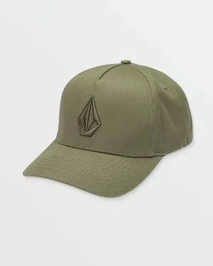 VOLCOM EMBOSSED STONE ADJ HAT LIGHT OLIVE
