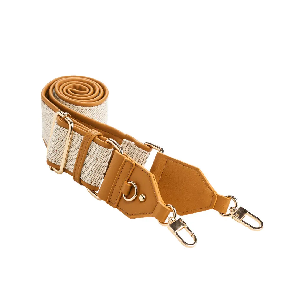 WanderFull Oatmeal Canvas HydroBag® with Canvas and Vegan Leather Strap