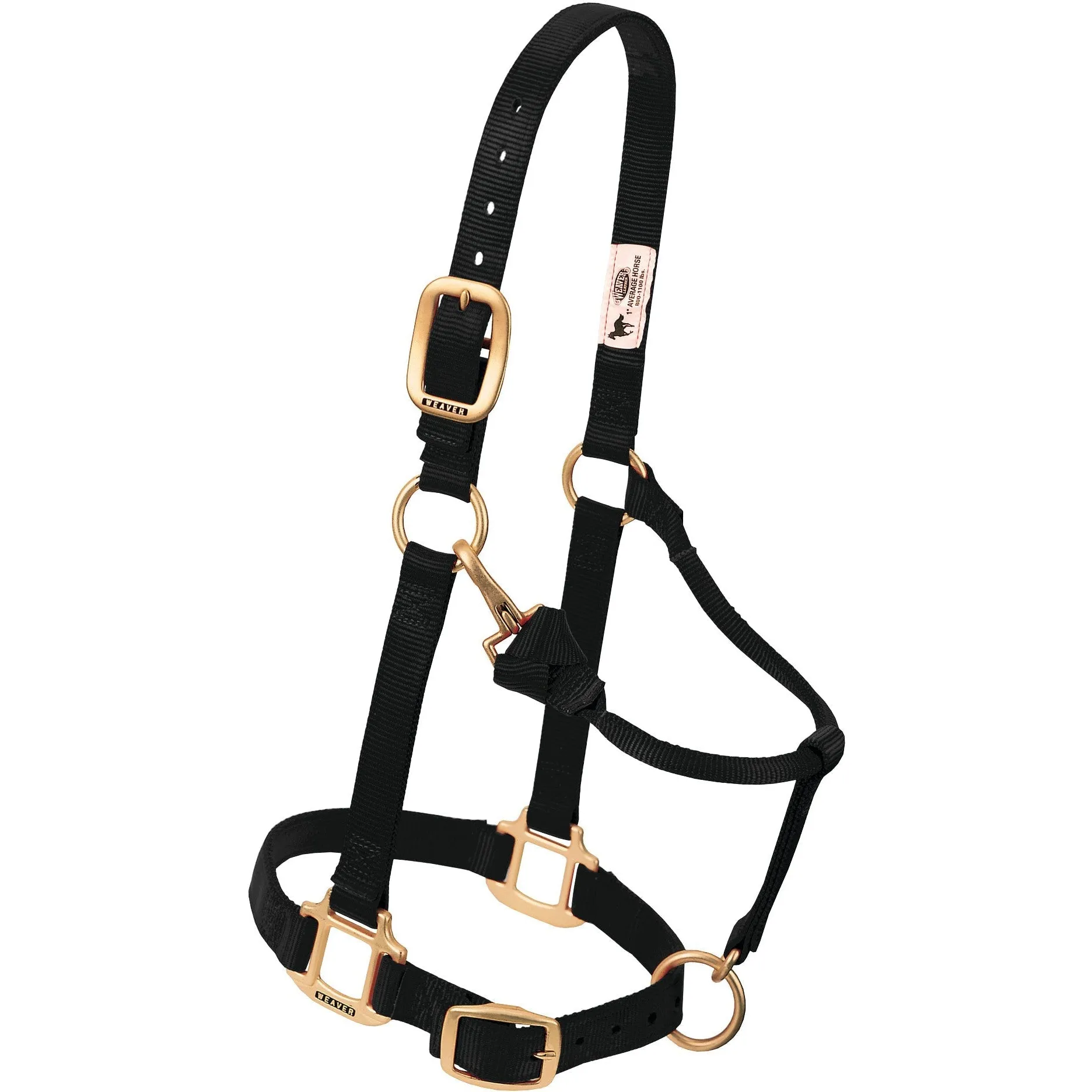 Weaver 1" Original Adjustable Nylon Halter-Yearling (Multiple Color Options)