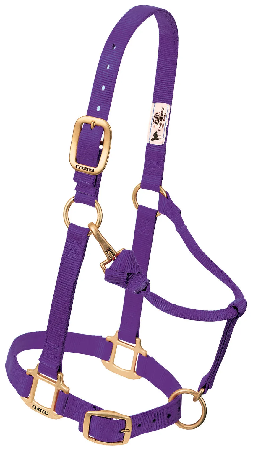Weaver 1" Original Adjustable Nylon Halter-Yearling (Multiple Color Options)