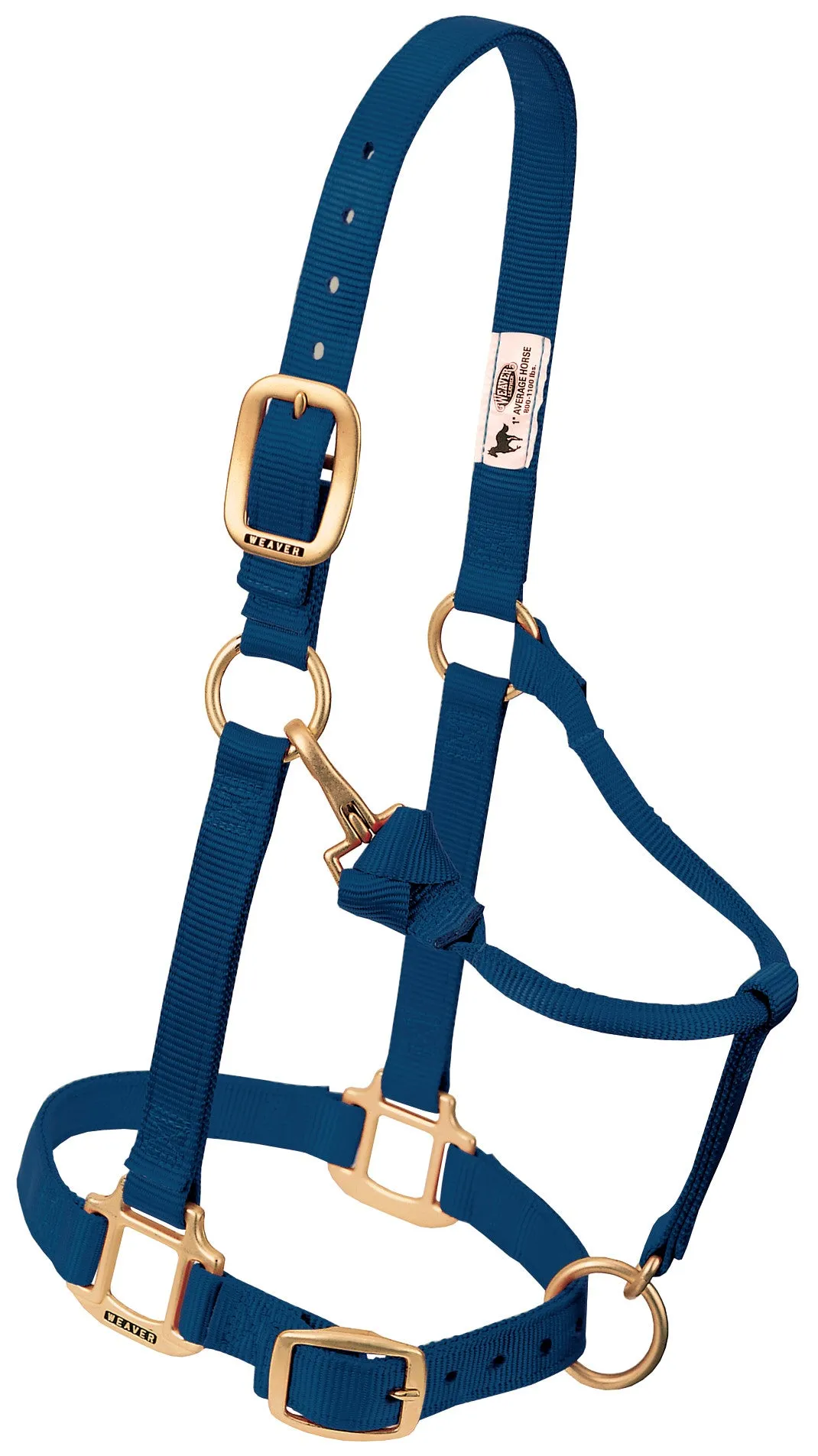 Weaver 1" Original Adjustable Nylon Halter-Yearling (Multiple Color Options)