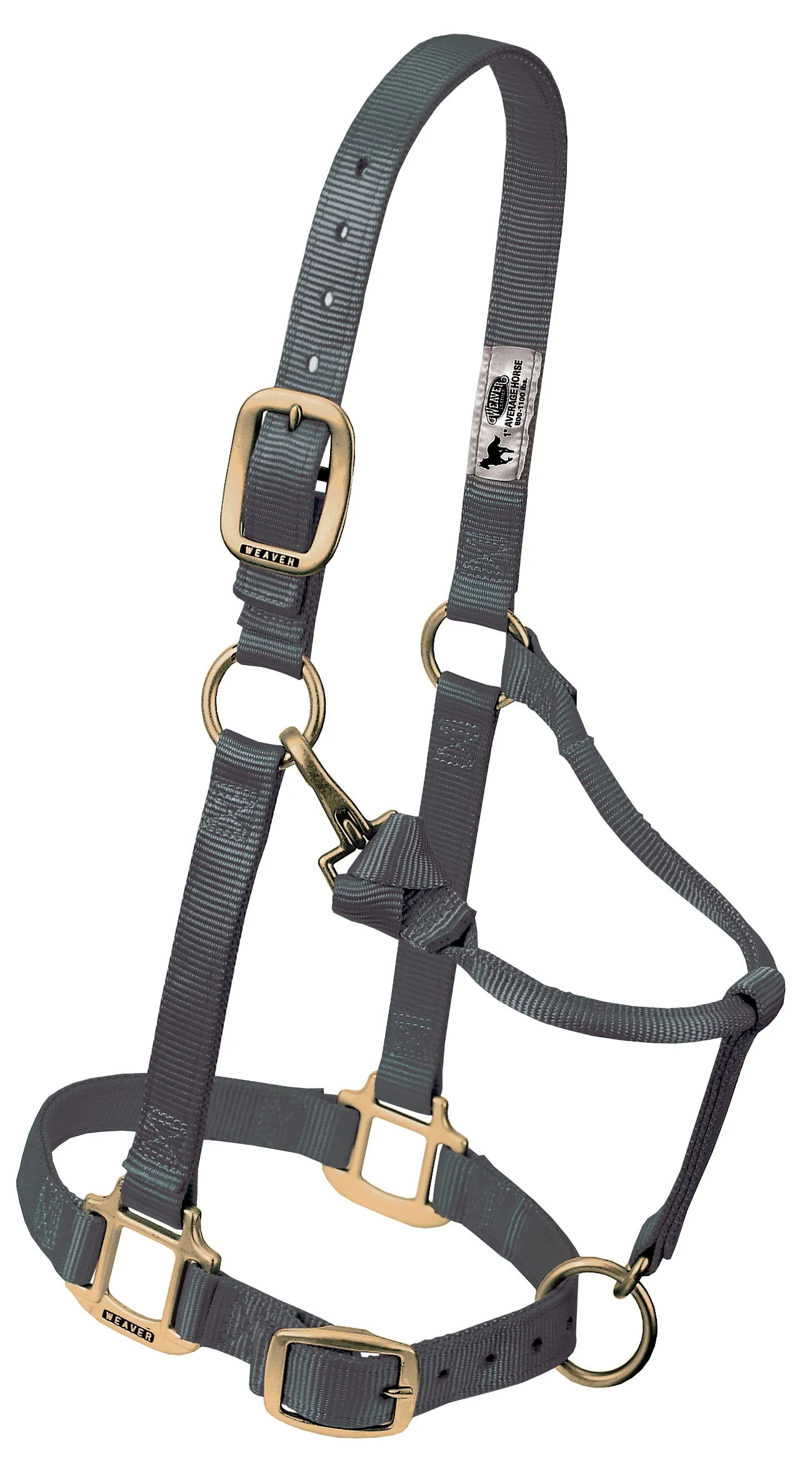 Weaver 1" Original Adjustable Nylon Halter-Yearling (Multiple Color Options)