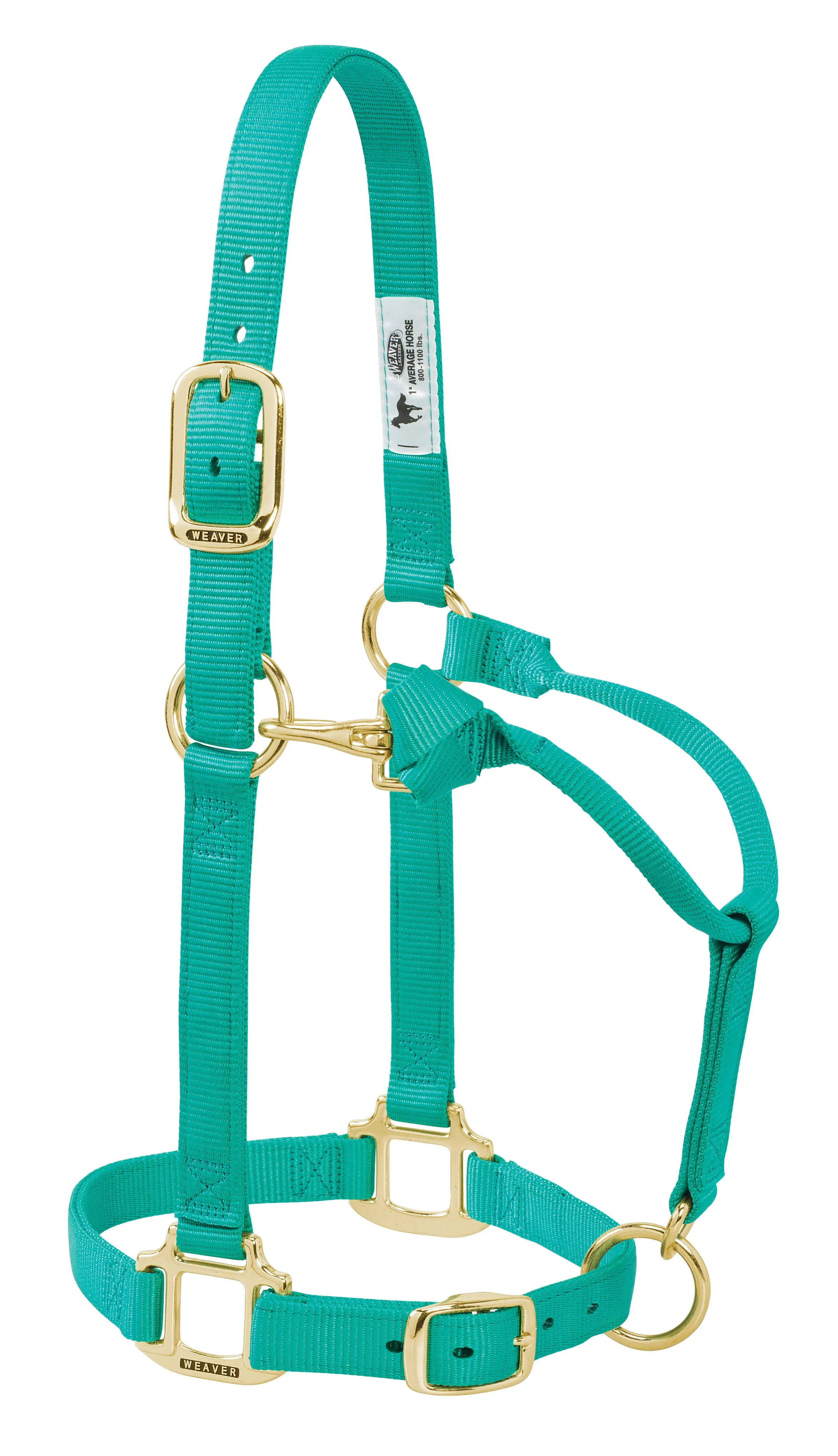 Weaver 1" Original Adjustable Nylon Halter-Yearling (Multiple Color Options)