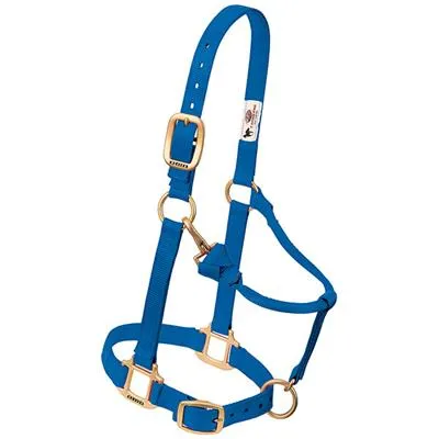 Weaver Leather Original Adjustable Chin and Throat Snap Halter, 1" Large Horse or 2-Year-Old Draft