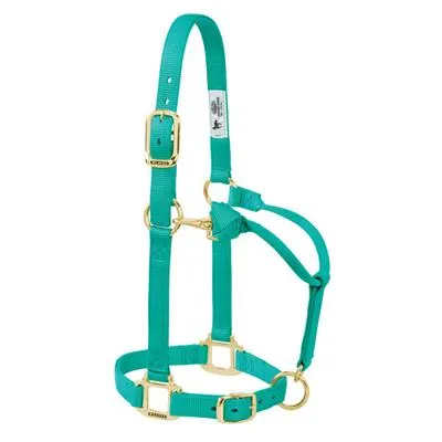 Weaver Leather Original Adjustable Chin and Throat Snap Halter, 1" Large Horse or 2-Year-Old Draft