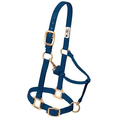 Weaver Leather Original Adjustable Chin and Throat Snap Halter, 1" Large Horse or 2-Year-Old Draft