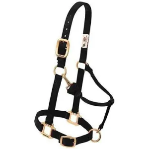 Weaver Leather Original Adjustable Chin and Throat Snap Halter, 1" Large Horse or 2-Year-Old Draft