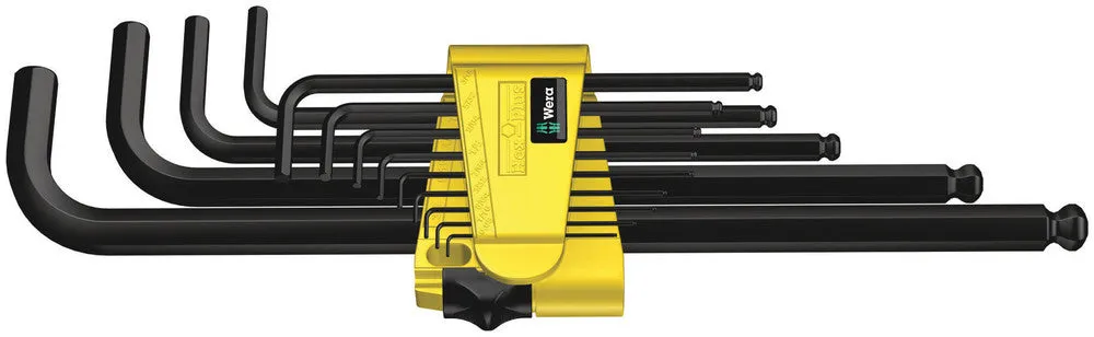 Wera 05021728001 950/13 Hex-Plus Imperial 1 L-key set, Imperial, BlackLaser, 13 pieces